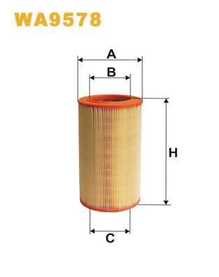 WIX FILTERS Воздушный фильтр WA9578